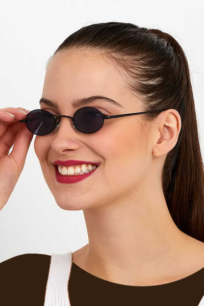عینک آفتابی زنانه مشکی برند Nilu Moda