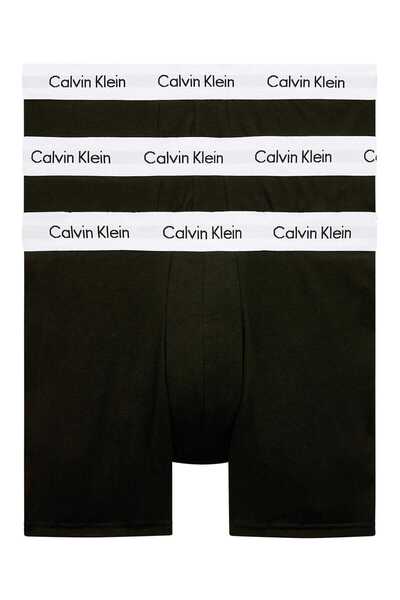 شورت باکسر مردانه بسته 3 عددی مشکی مدل Nb1770a 3p برند Calvin Klein