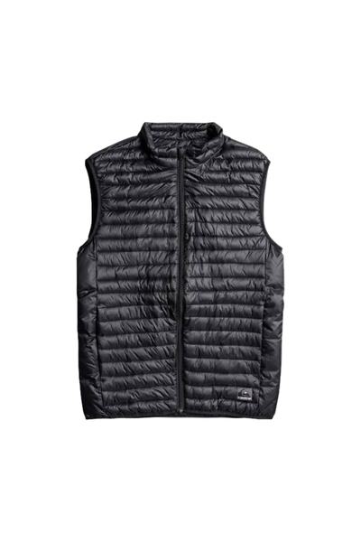 جلیقه بادی یقه ایستاده مردانه مشکی برند Quiksilver 