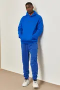 هودی جیب کانگورویی اور سایز مردانه آبی کاربنی برند Altınyıldız Classics