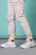 کتانی اسپرت مردانه سفید طوسی برند Jump 