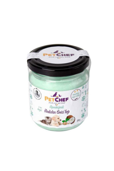 روغن نارگیل مناسب سگ - گربه 150 گرم برند Petchef 