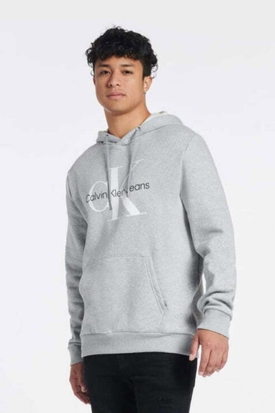 هودی مردانه چاپ دار 40gc201-082 طوسی برند Calvin Klein