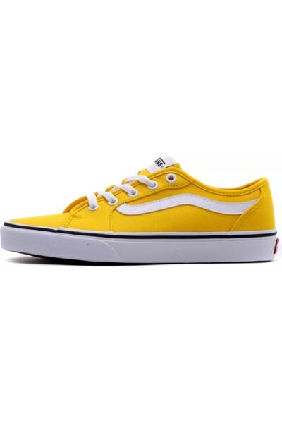 کفش اسپرت زنانه لژ دار زرد برند Vans 