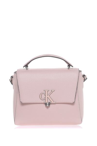 کیف مسنجر لوکس زنانه صورتی مدل K60k609289 برند Calvin Klein