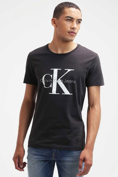 تیشرت یقه گرد مردانه مشکی برند Calvin Klein 