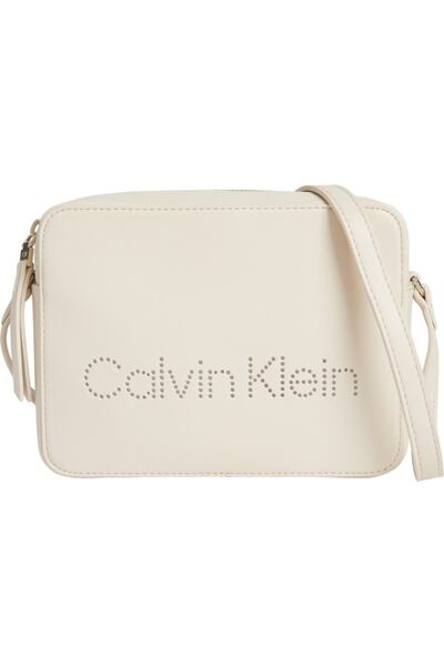 کیف دوربین زنانه سفید برند Calvin Klein 