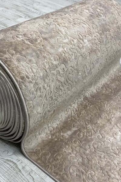 فرش آشپزخانه طرح دار خاکستری برند Bonny Home