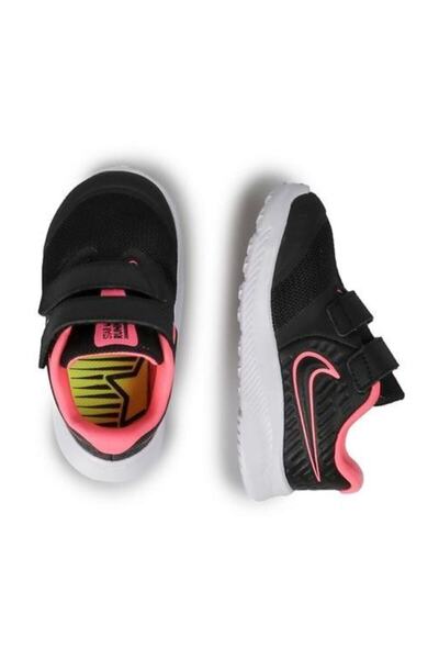 کفش ورزشی دو چسب بچه گانه دخترانه مشکی برند Nike 