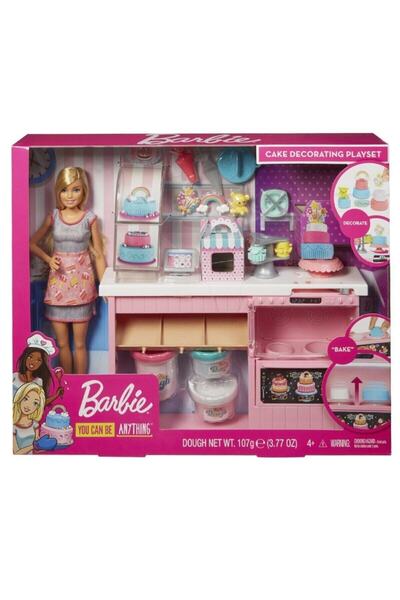 عروسک باربی مدل  Gfp59 همراه لوازم قنادی برند Barbie 