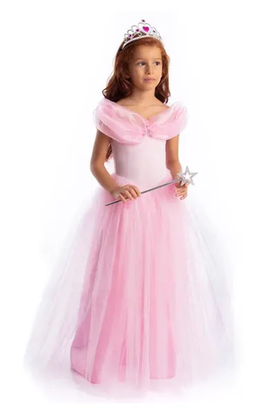 لباس عروسکی دخترانه مدل سیندرلا صورتی برند Tameris Kostüm