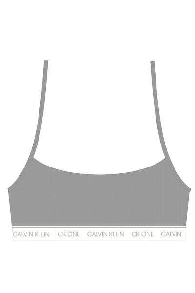 نیم تنه ورزشی بندی زنانه خاکستری برند Calvin Klein