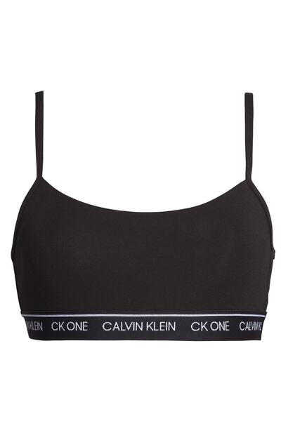 نیم تنه ورزشی بندی زنانه مشکی برند Calvin Klein