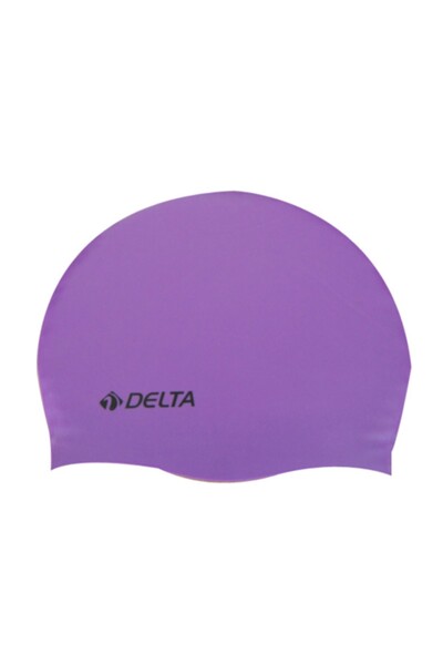 کلاه سیلیکونی استخر بنفش مات برند Delta