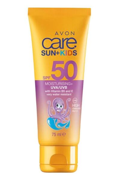 کرم ضد آفتاب کودک  75 میل Spf50 برند AVON 
