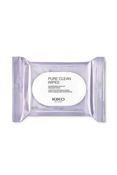دستمال مرطوب پاک کننده آرایش بسته 25 عددی برند KIKO 