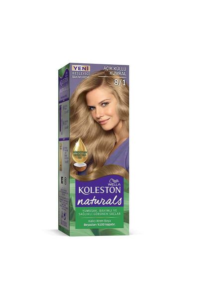 رنگ مو زنانه کد 1-8 بلوند خاکستری روشن برند Koleston