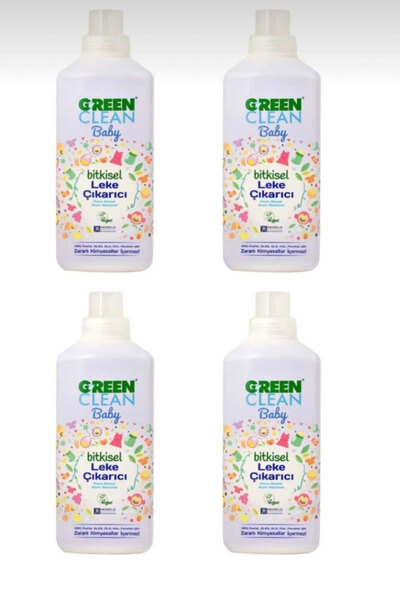 لکه بر لباس کودک 1 لیتر مجموعه 4 عددی برند Green Clean