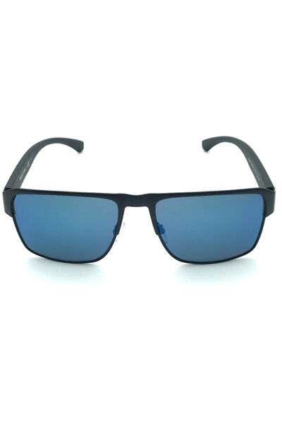 عینک آفتابی مردانه 2066 3001-55  آبی برند Emporio Armani 