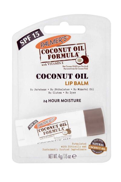 بالم لب روغن نارگیل 4 گرم spf 15 حاوی ویتامین E برند PALMER'S 