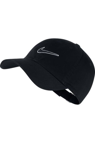 کلاه کپ ورزشی یونیسکس مشکی مدل Essential Swoosh برند Nike 