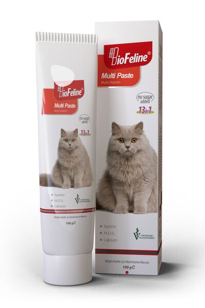 خمیر مولتی ویتامین  100 گرمی گربه برند BioFeline 