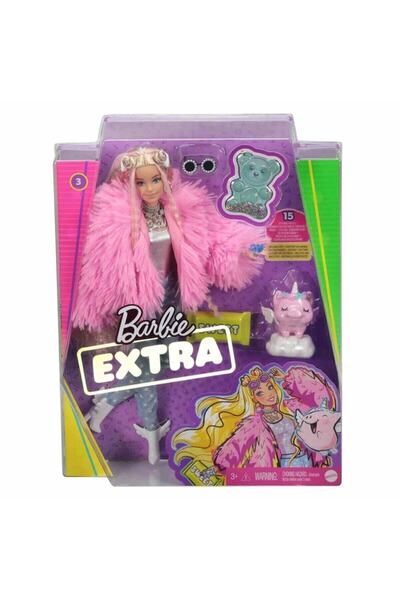 عروسک باربی مدل Grn28 ژاکت صورتی برند Barbie 