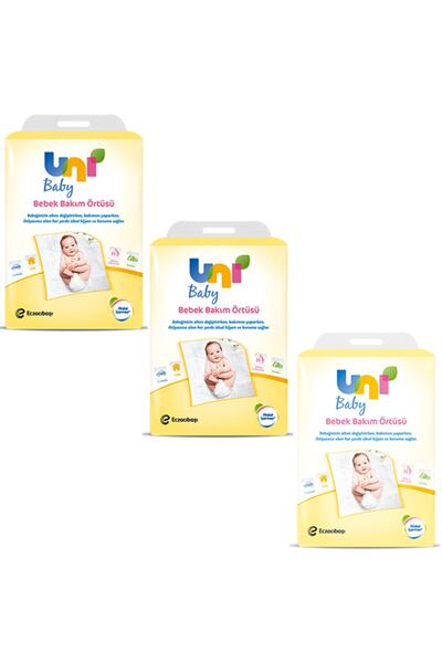 زیر انداز یکبار مصرف تعویض پوشک کودک 3 بسته 10 عددی برند Uni Baby