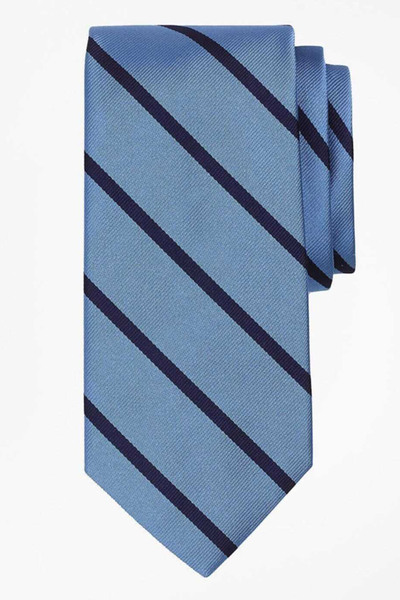 کراوات راه راه مردانه آبی برند BROOKS BROTHERS