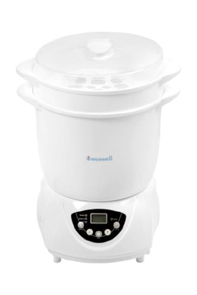 دستگاه استریل کننده - خشک کننده بطری - گرم کننده غذای کودک سفید مدل WSB160 برند WEEWELL 